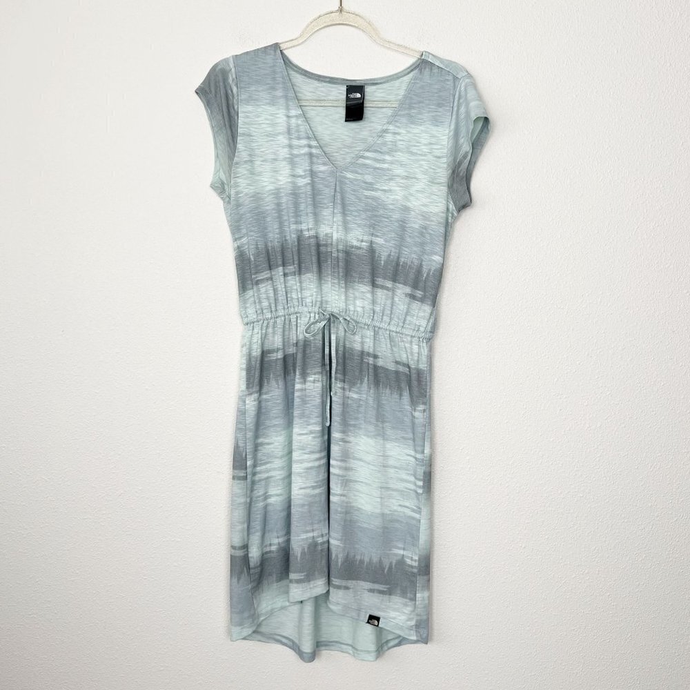 The North Face Womens Small Short Sleeve Drawstring Athletic Dress Athleisure